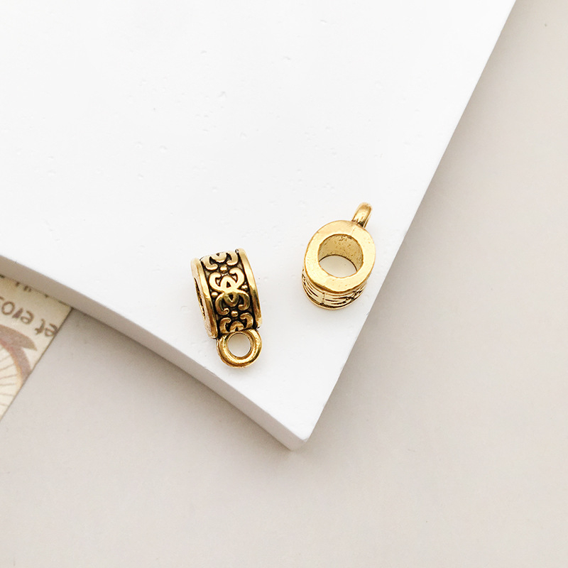 1 ancient gold tee hanging head 5 × 11 holes 4mm-