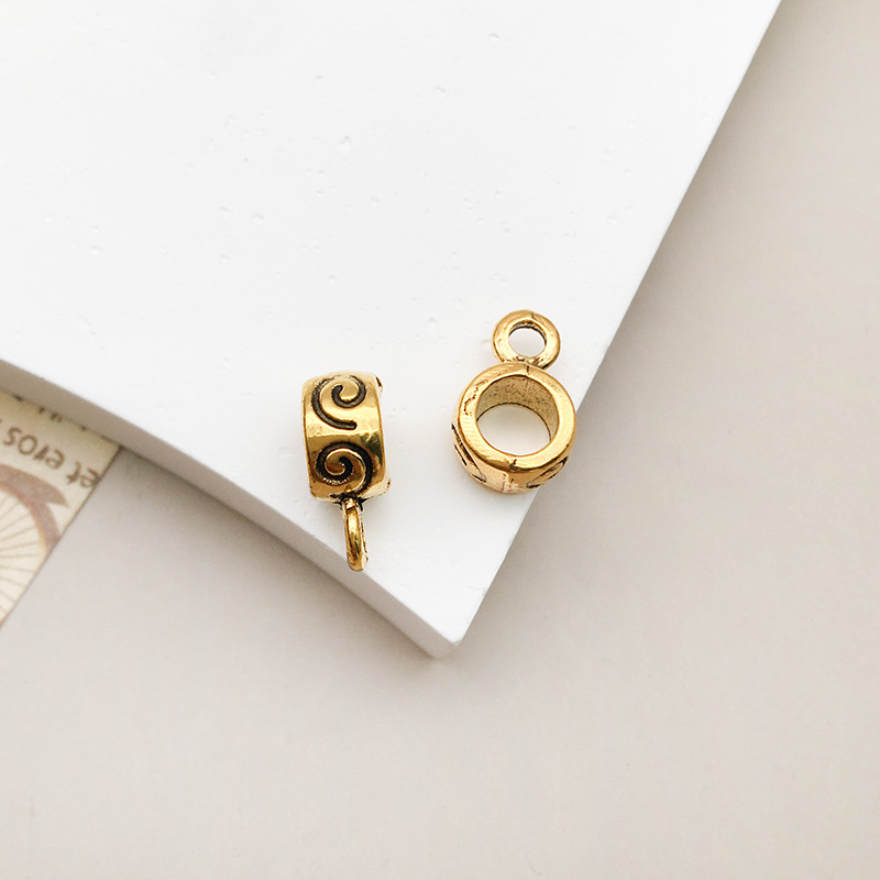 1 ancient gold tee hanging head 7 × 11 hole 4mm-