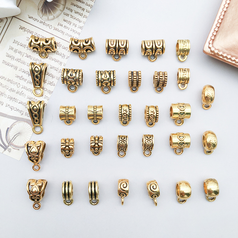 Big hole tee ancient gold 15 each 2 mixed 30-SN46(