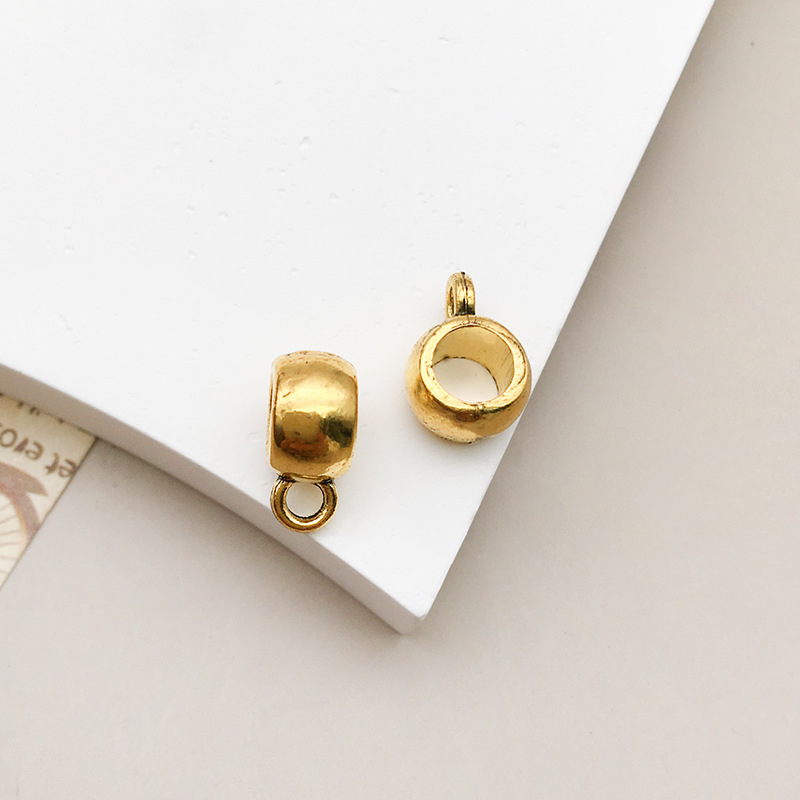 1 ancient gold tee hanger 8x 10 hole 5mm