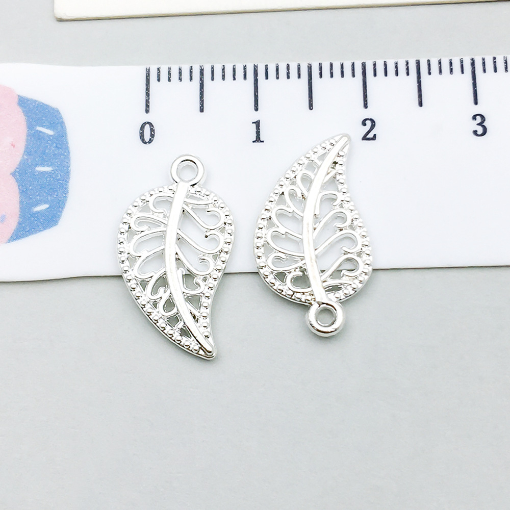 14:1 bright silver leaf 19*10mm-