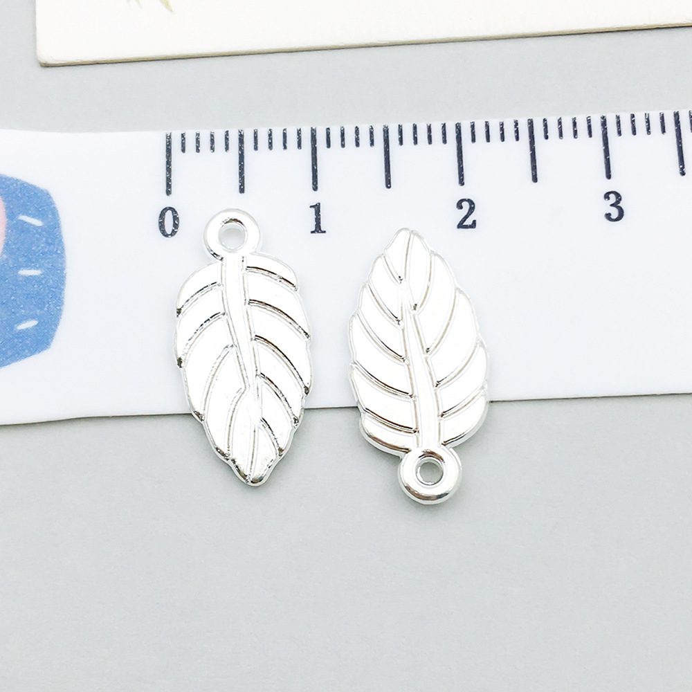 3:1 bright silver leaf 19*6mm-