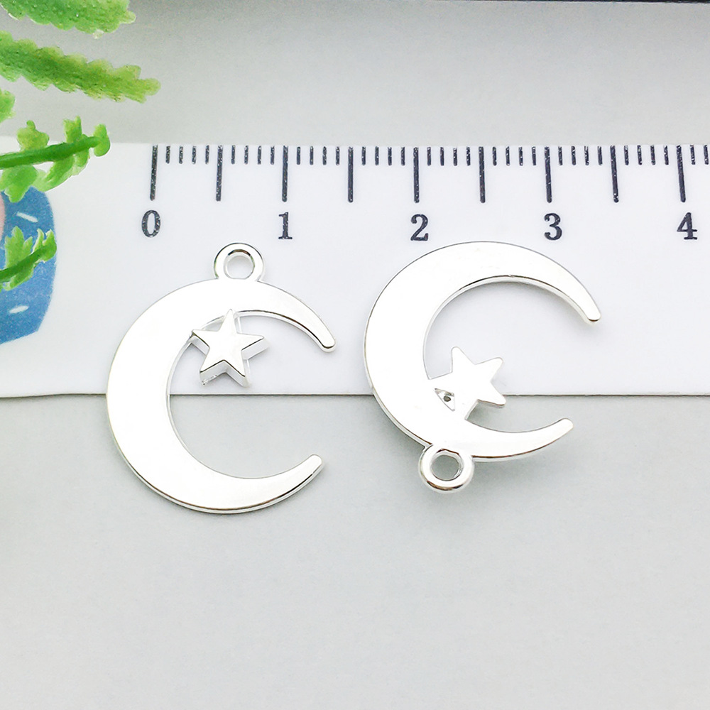 9:1 bright silver star moon 20*16mm-1.1g-20842