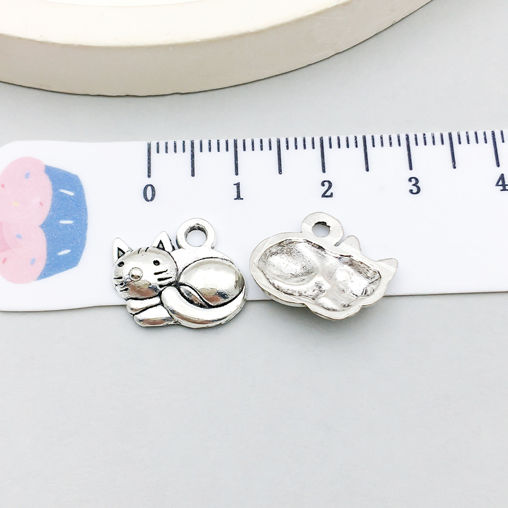 8:1 ancient silver cat 13*15mm-0.8g-6120