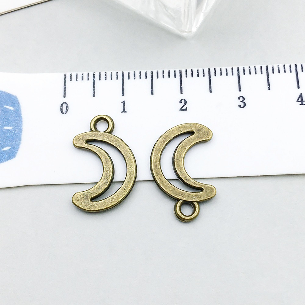 20:1 ancient green hollow moon 10*17mm-0.6g-20865