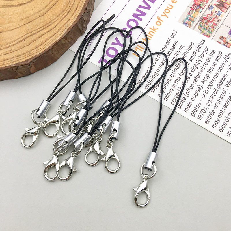 7:1 black lobster clasp hanging chain 70*8mm-0.5g-13014