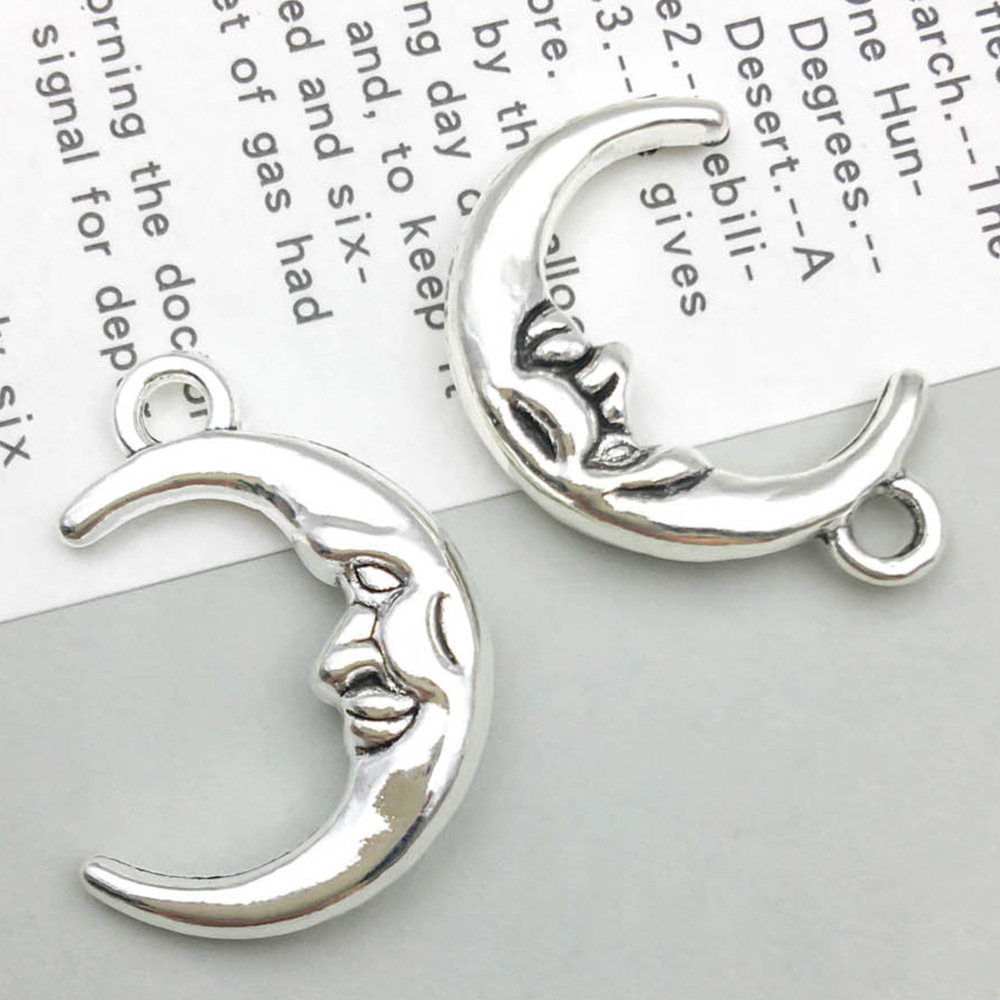 8:1 ancient silver moon 15*22mm-2g-7698