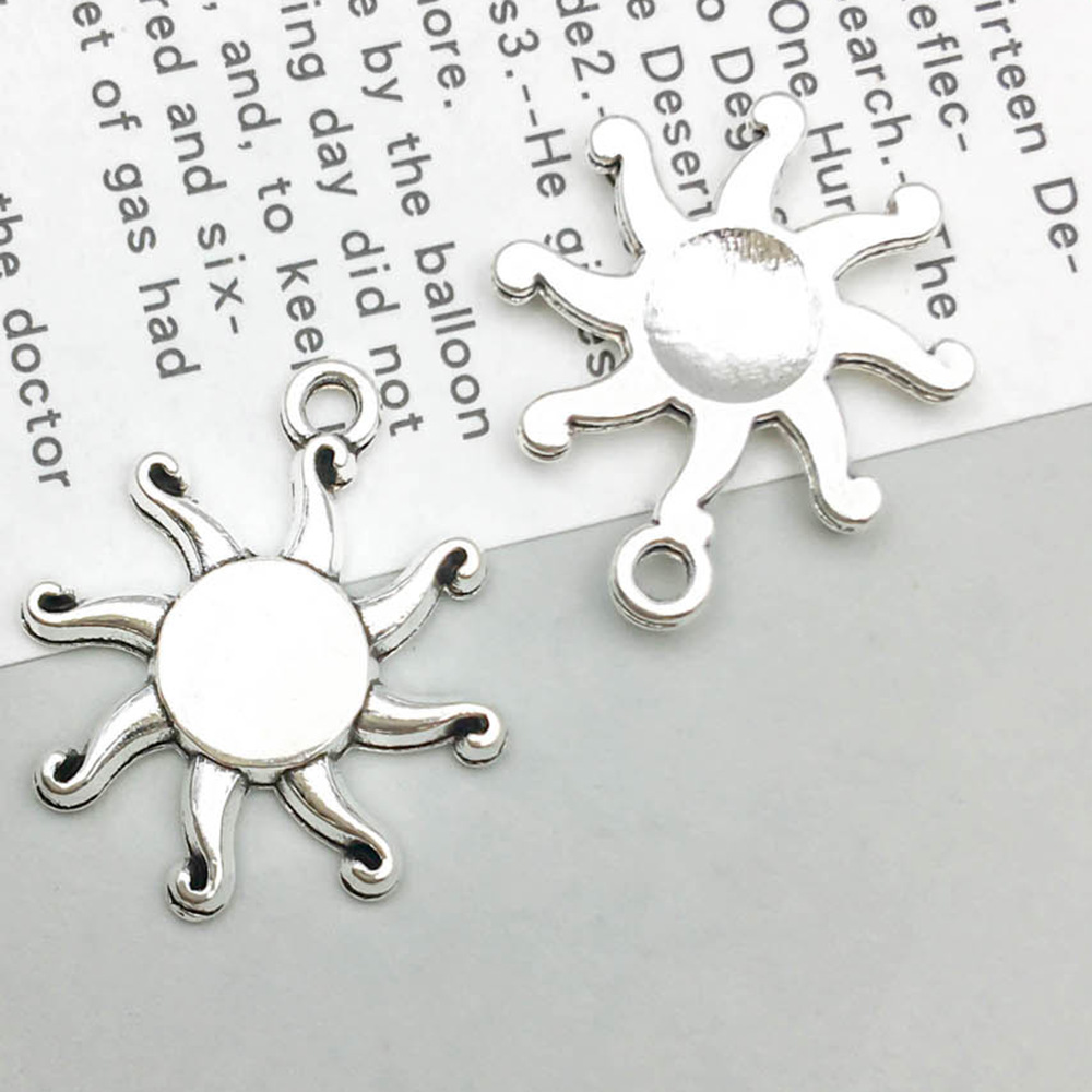 9:1 ancient silver sun 16*19mm-0.9g-7699