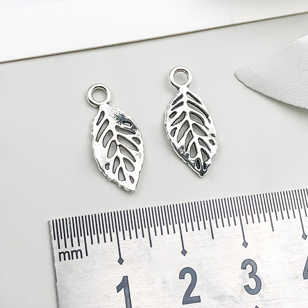 13:1 ancient silver leaf 9*20mm-0.6g-10409