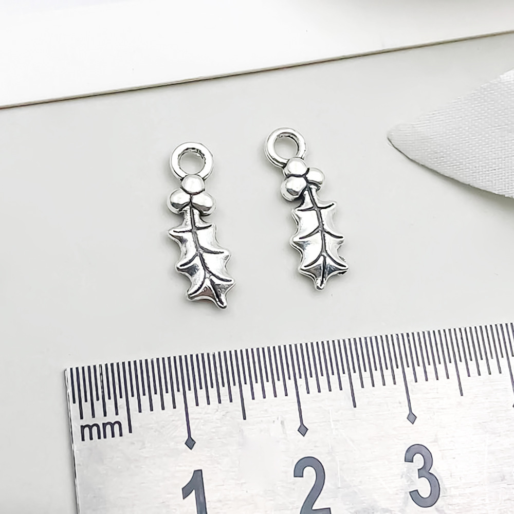 17:1 ancient silver leaf 11*16mm-0.4g-10416