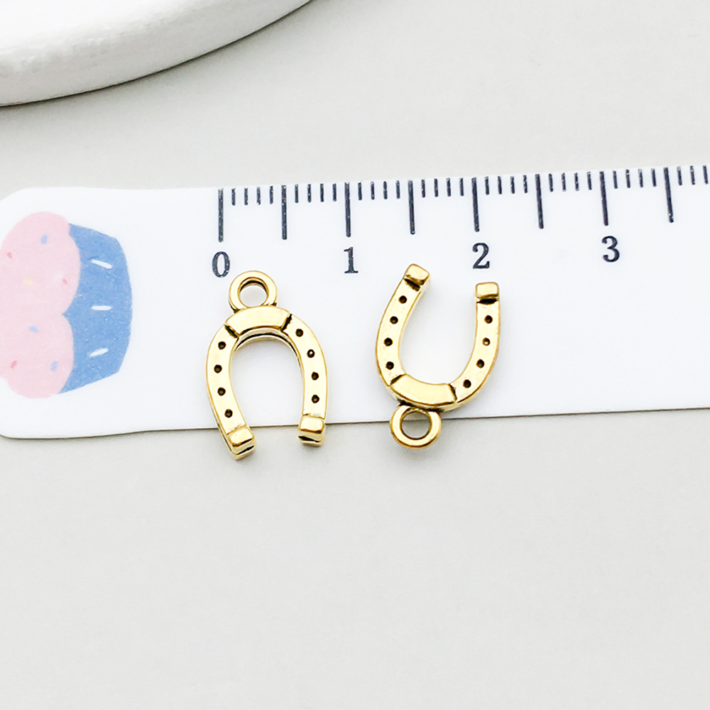 9:1 ancient gold horseshoe 14*9mm-0.6g-19230