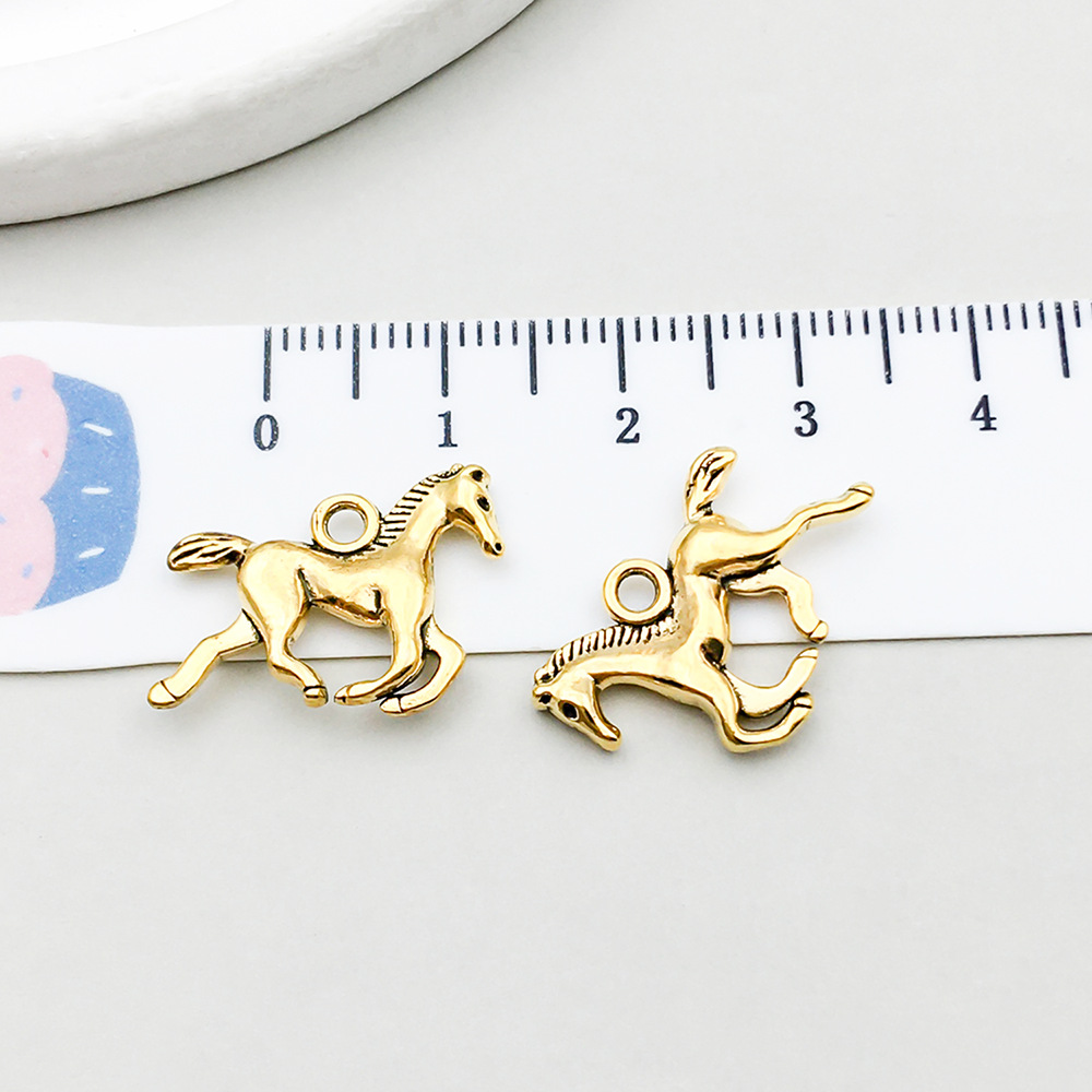 19:1 ancient golden horse 15*20mm-1.3g-19251