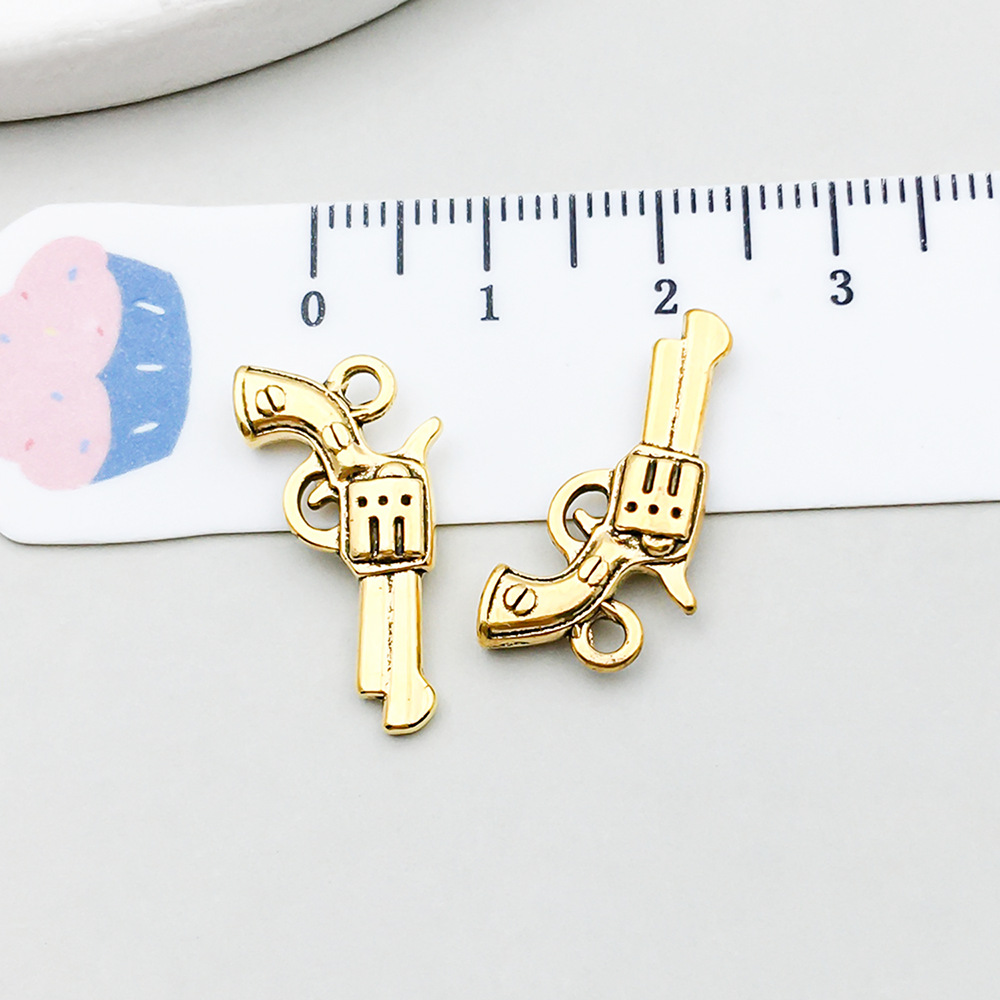 20:1 ancient gold pistol 11*21mm-1.4g-19252