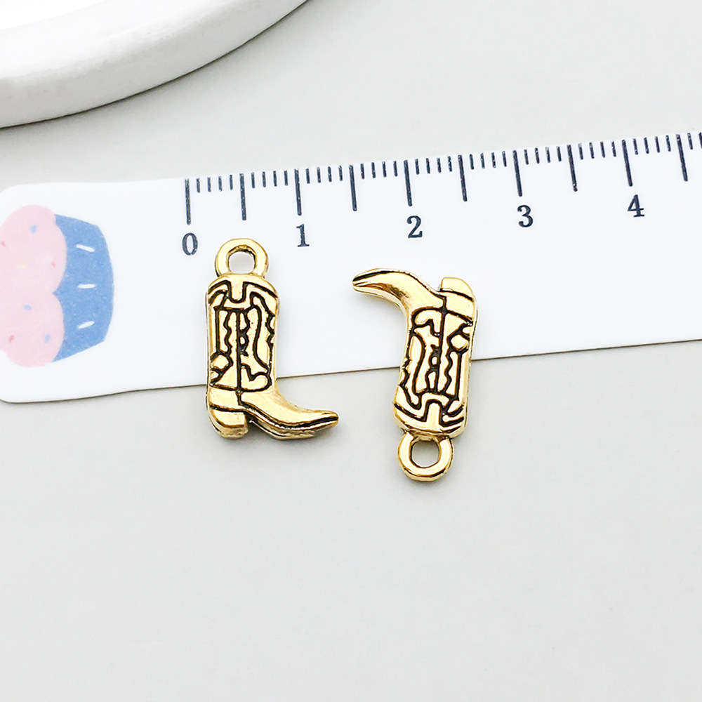 21:1 ancient gold boots 18*11mm-1.7g-19253