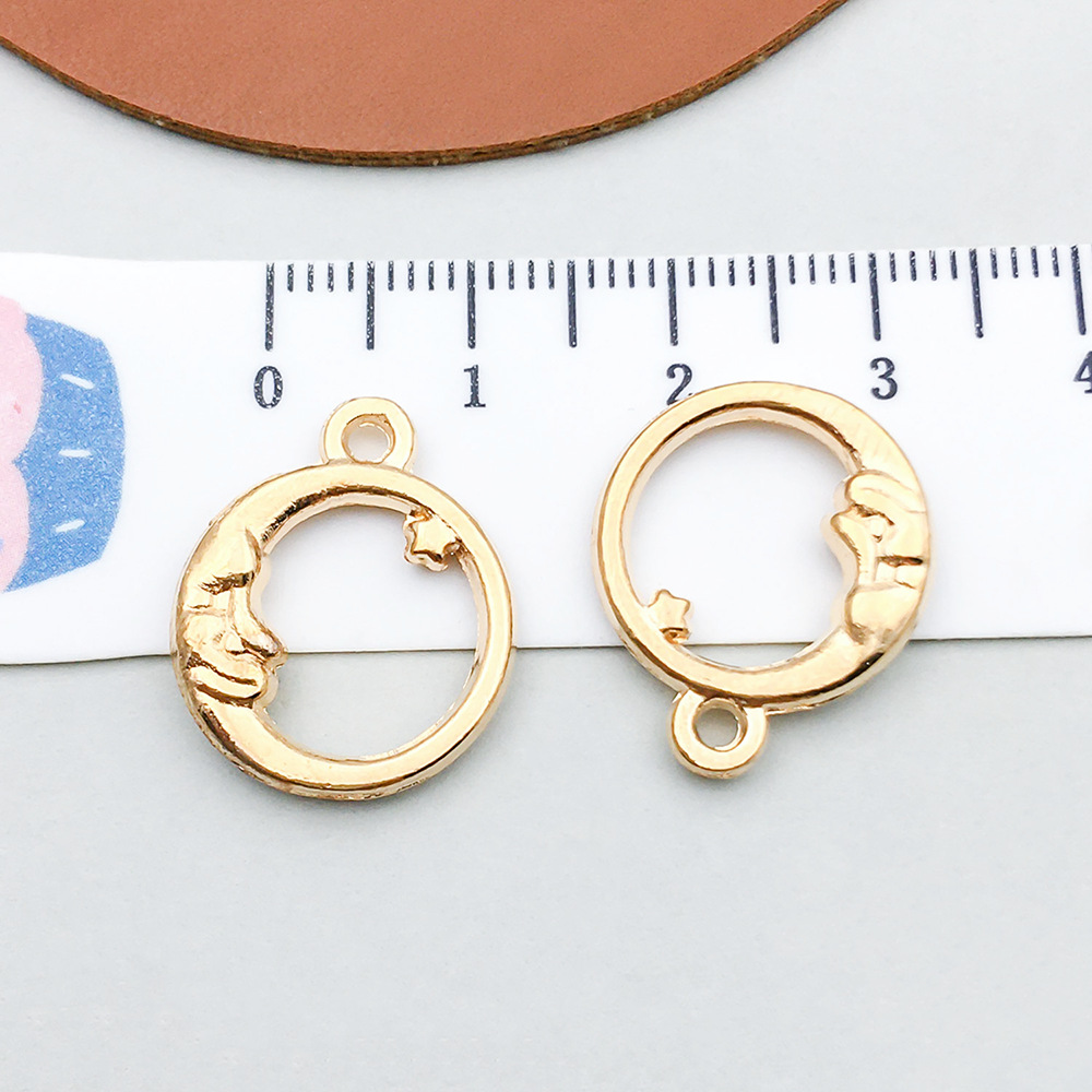 8:1 kc gold hollow moon 16*20mm-1.6g-18245