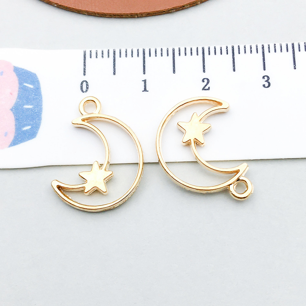 20:1 kc gold hollow moon 15*20mm-0.7g-20873