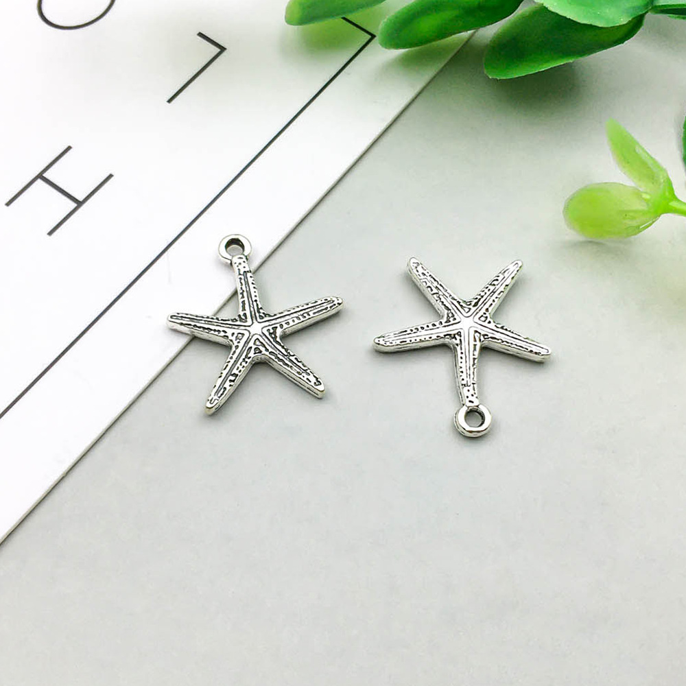 2:1 ancient silver ocean starfish 16*33mm-1.6g-9044