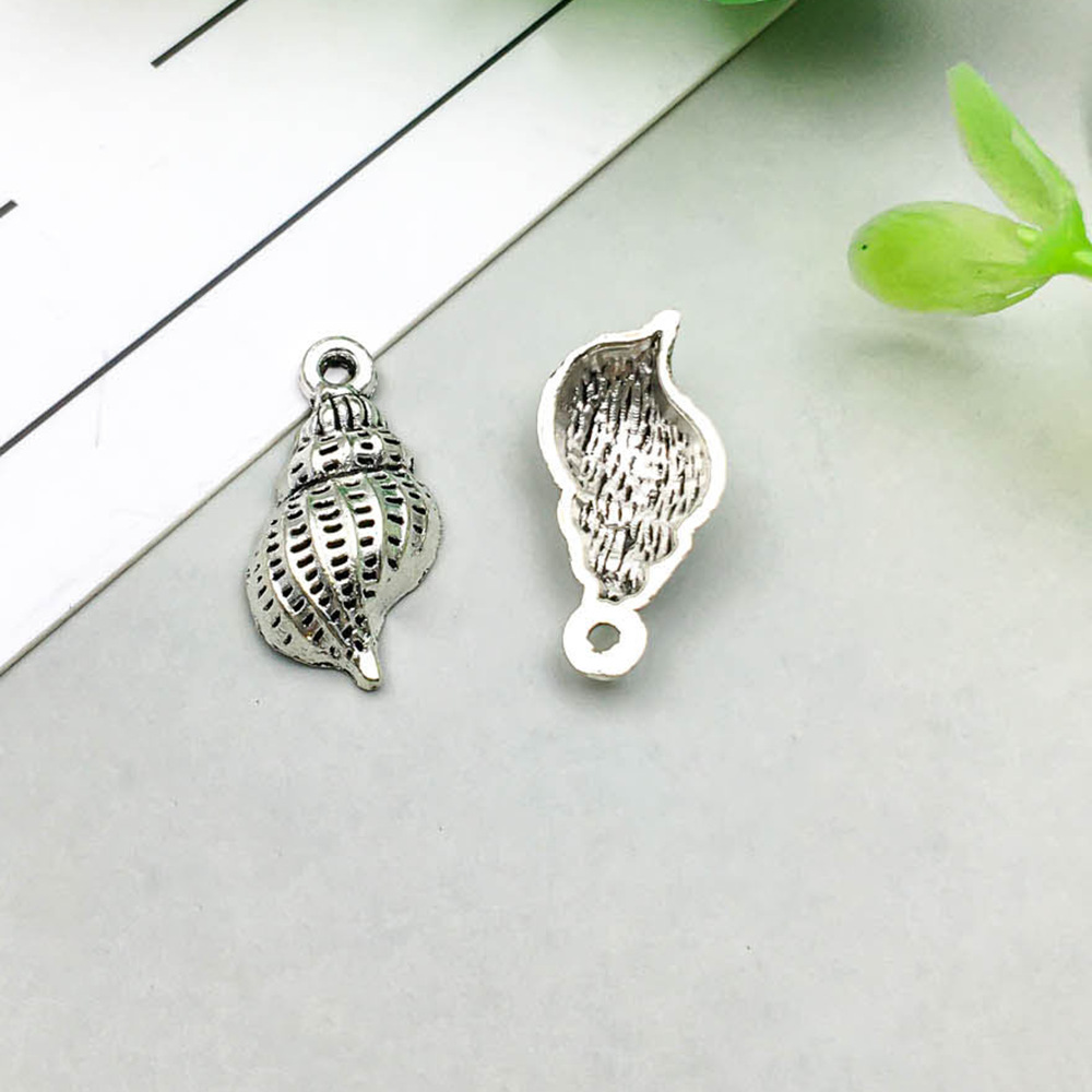 6:1 ancient silver conch 10*20mm-0.9g-11188