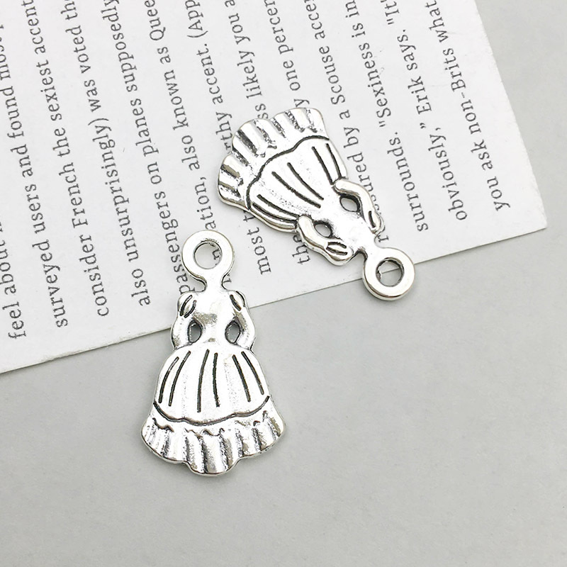 8:1 ancient silver skirt 13*22mm-1.2g-11222