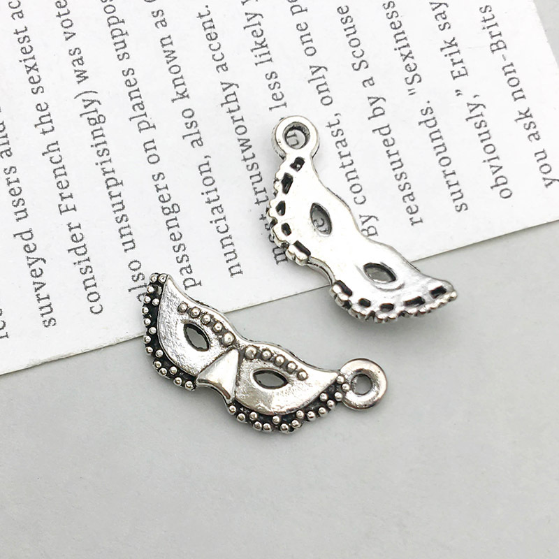 11:1 ancient silver mask 30*10mm-1.5g-4186