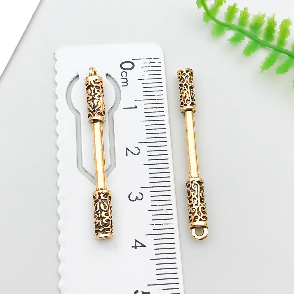 3:1 ancient gold qitian dash gold hoop 28*4mm-2g-21008