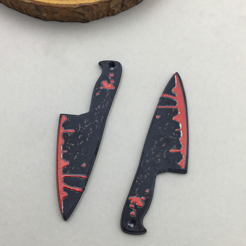 6:1 Halloween acrylic blood knife 15*50mm-1g-16981