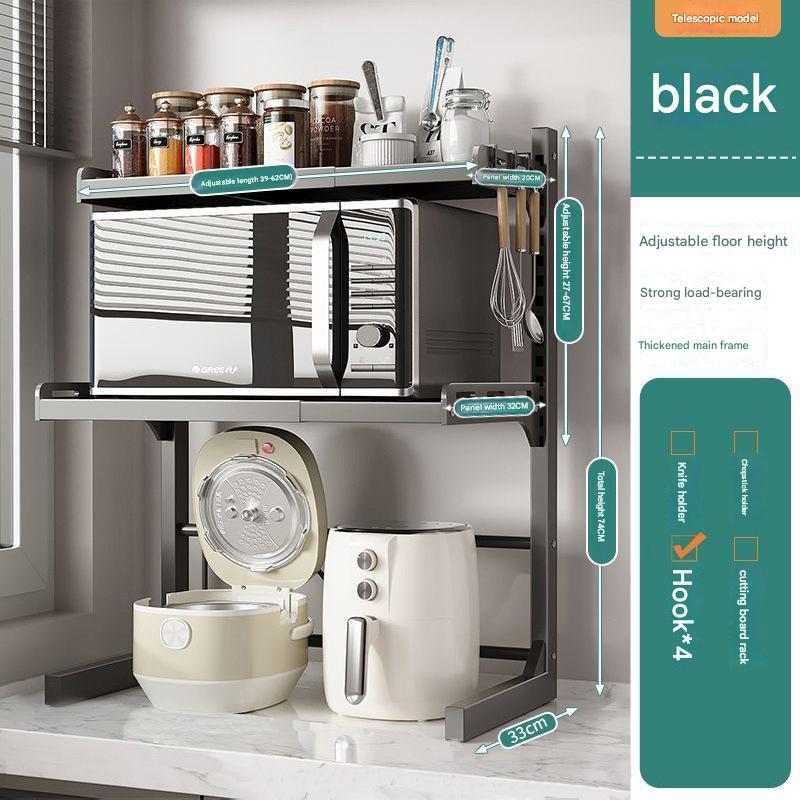 [Thickened plate] dark night black three-layer main frame  1 accessories