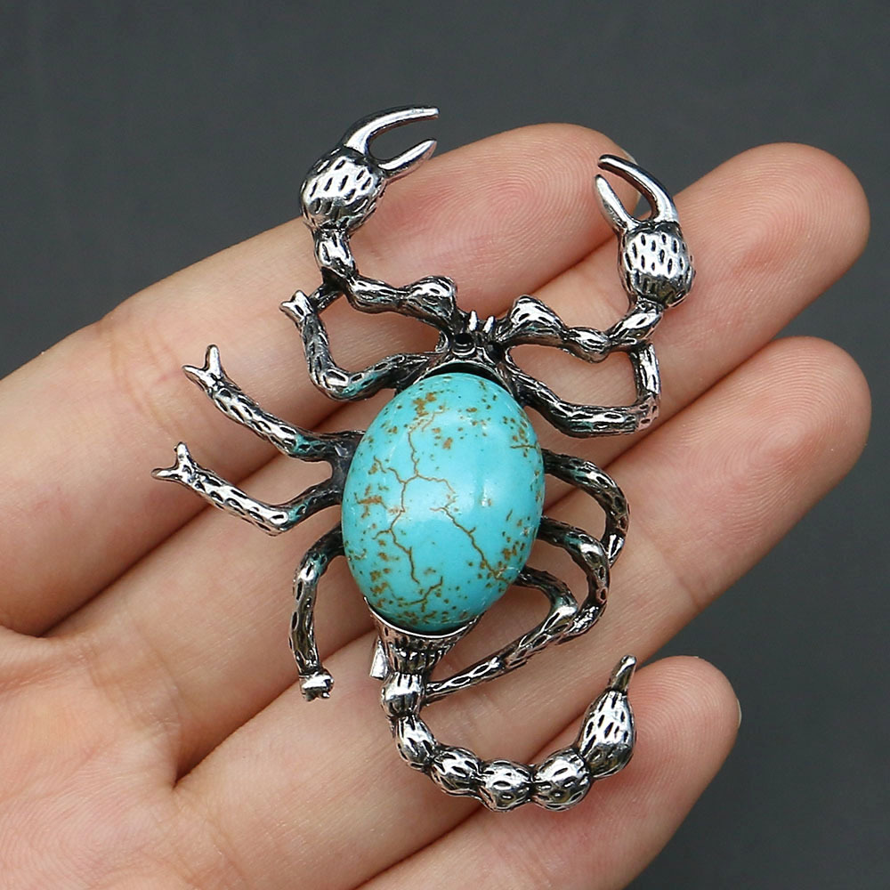 4 turquoise bleu clair