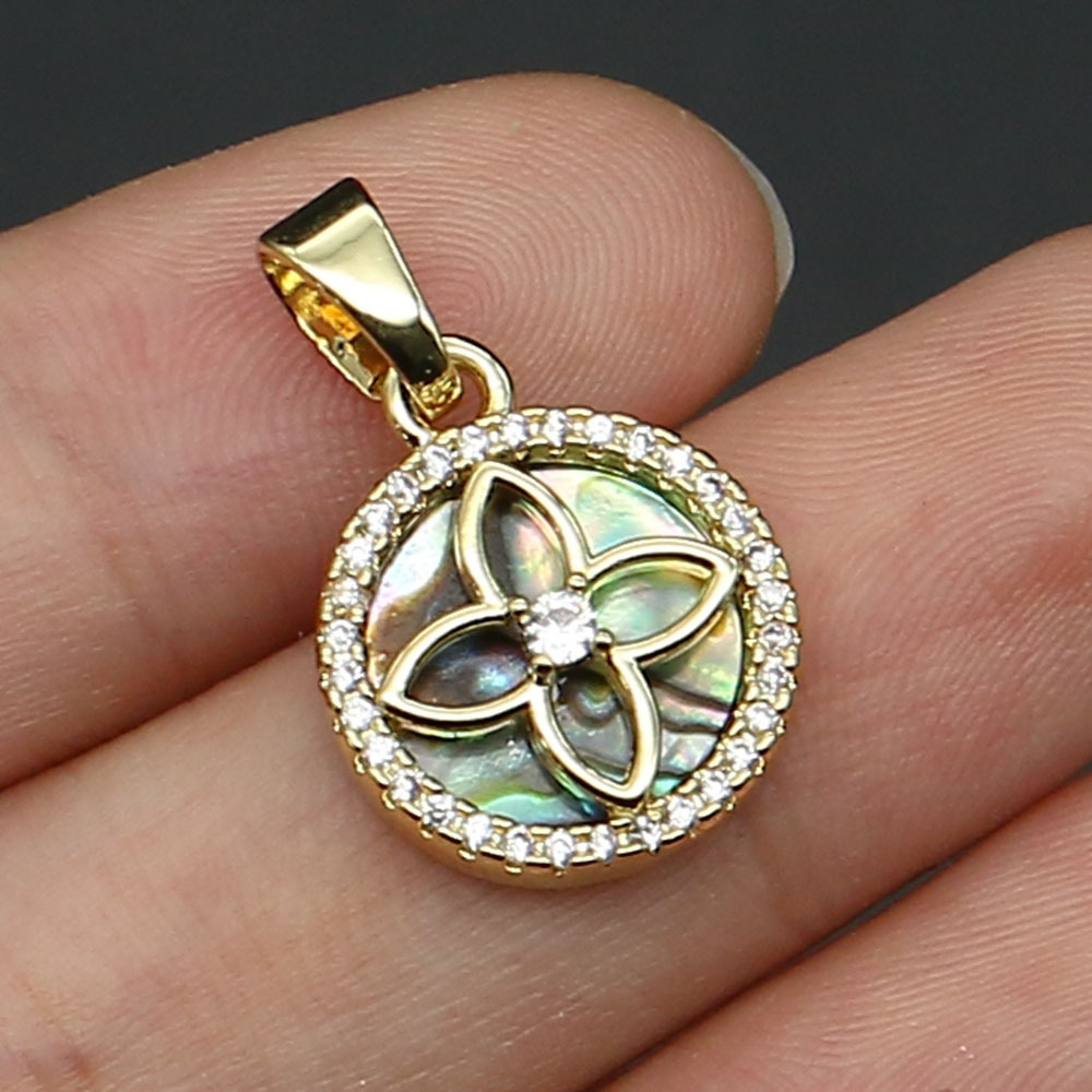 1:abalone shell pendant