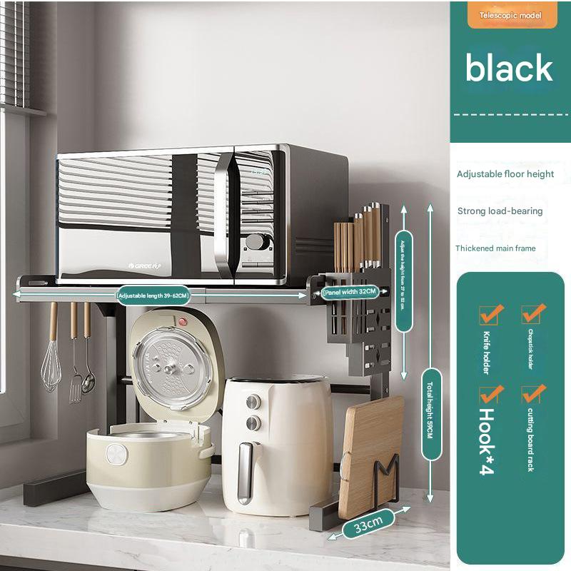 [Thickened plate] dark night black double-layer main frame   full accessories