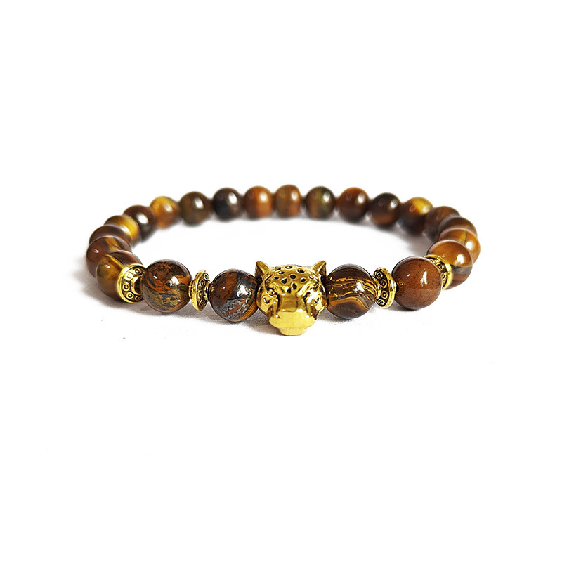 10:Tiger Eye Stone gold