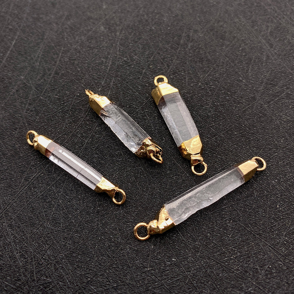 1:White Crystal Gold Double Hole