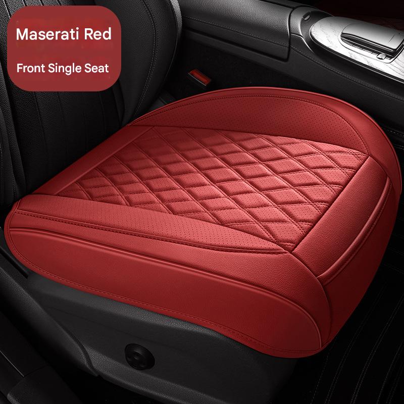 red front row single cushion