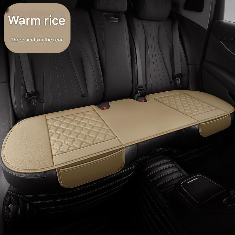 Warm rice rear three-seater