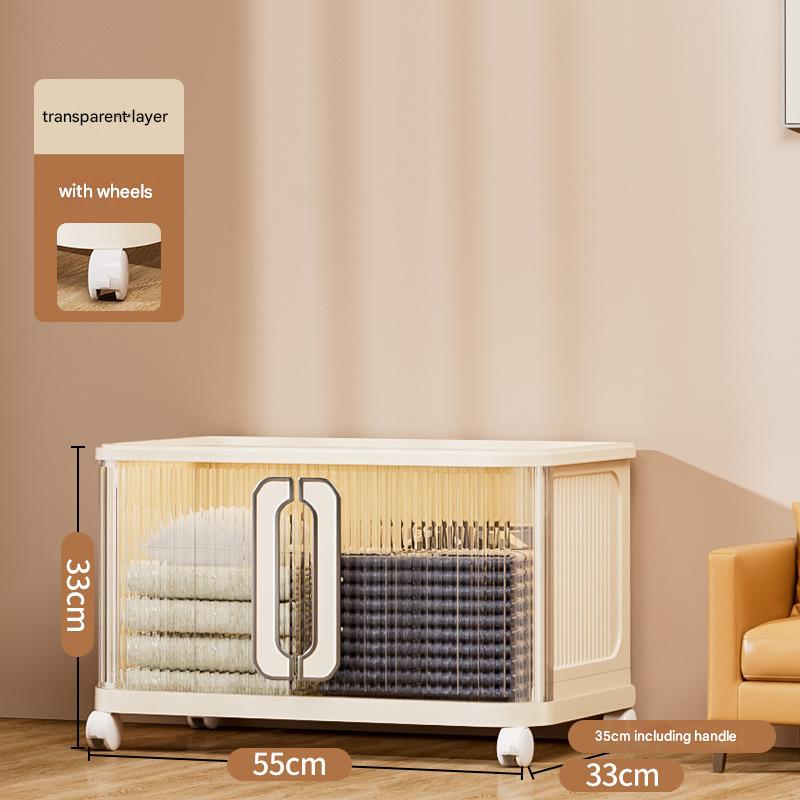 55 square meters wide, one layer - transparent