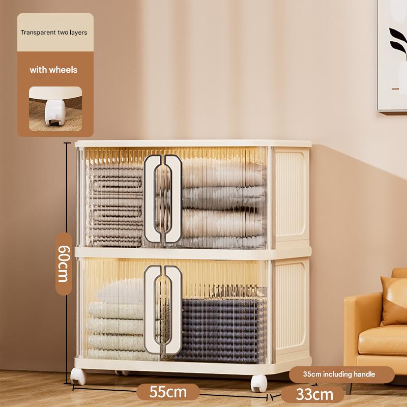 55 square meters wide, two floors - transparent