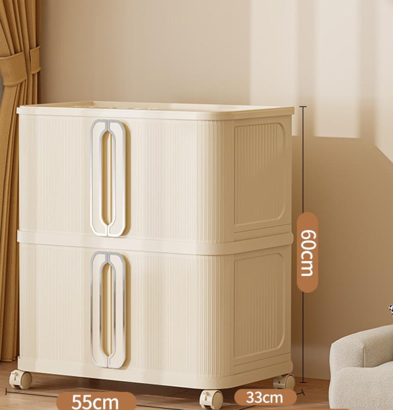 55mm wide, two layers - solid cream white