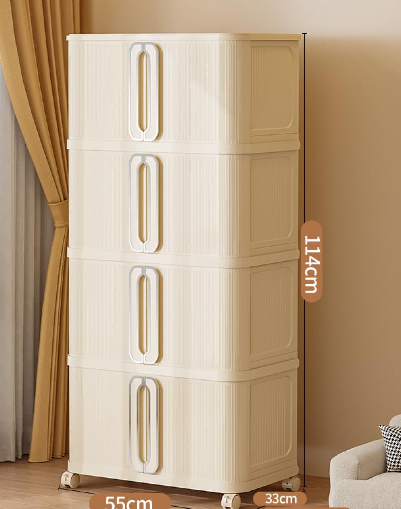 55 sides wide, four layers - solid cream white