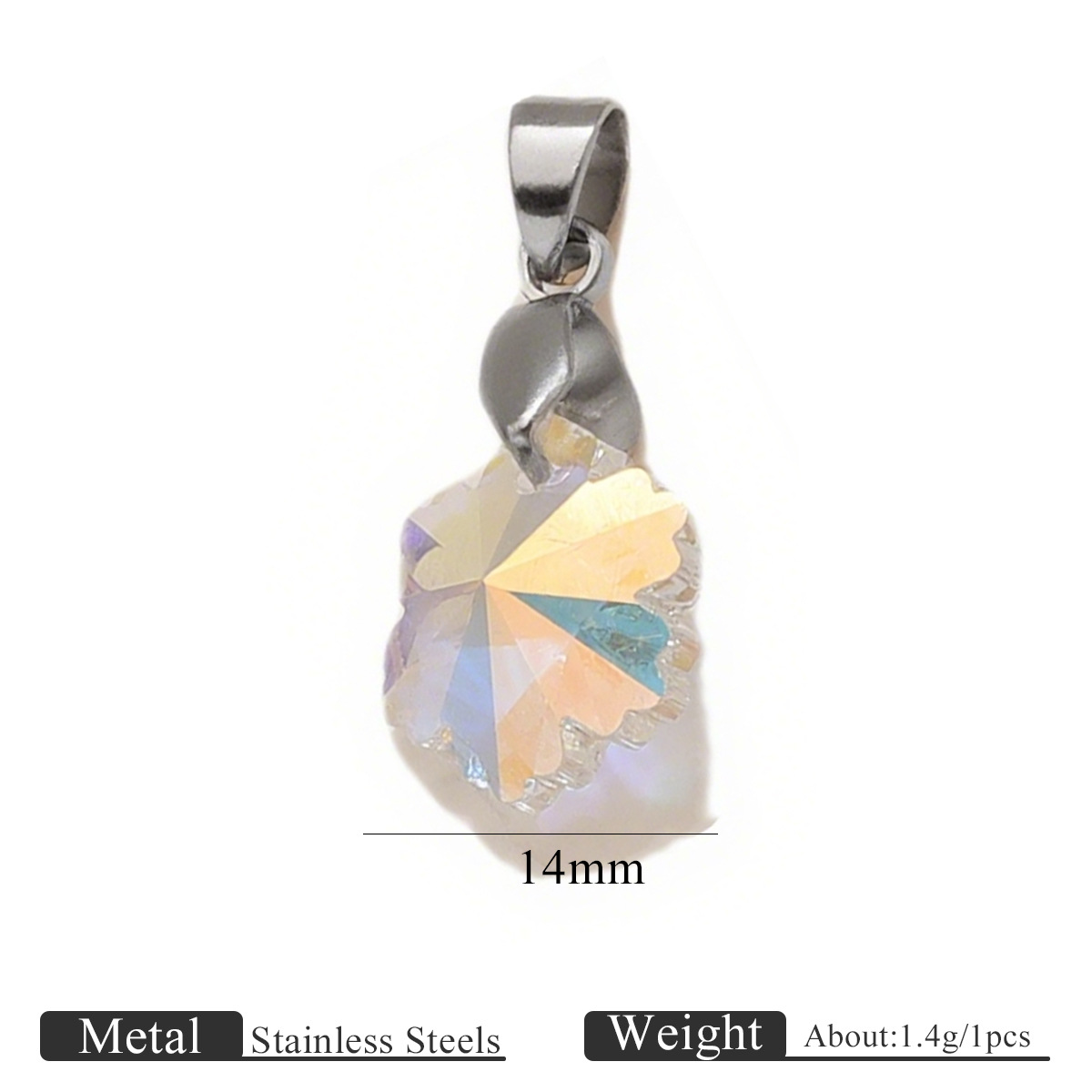 8:Steel color-snowflake