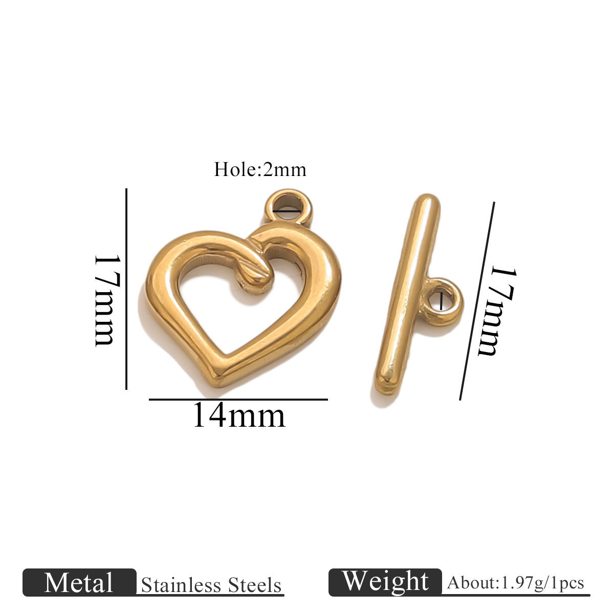 12:Golden-twisted heart