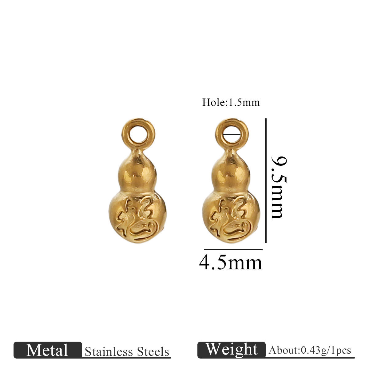 5:Golden small pendant-gourd