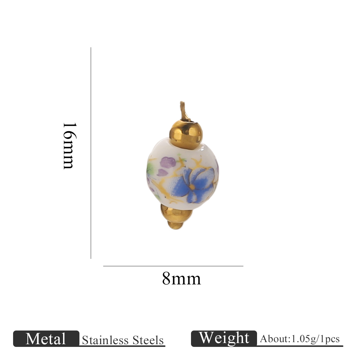 11:Golden orchid 8mm