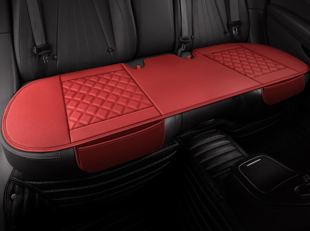 red rear three-seater