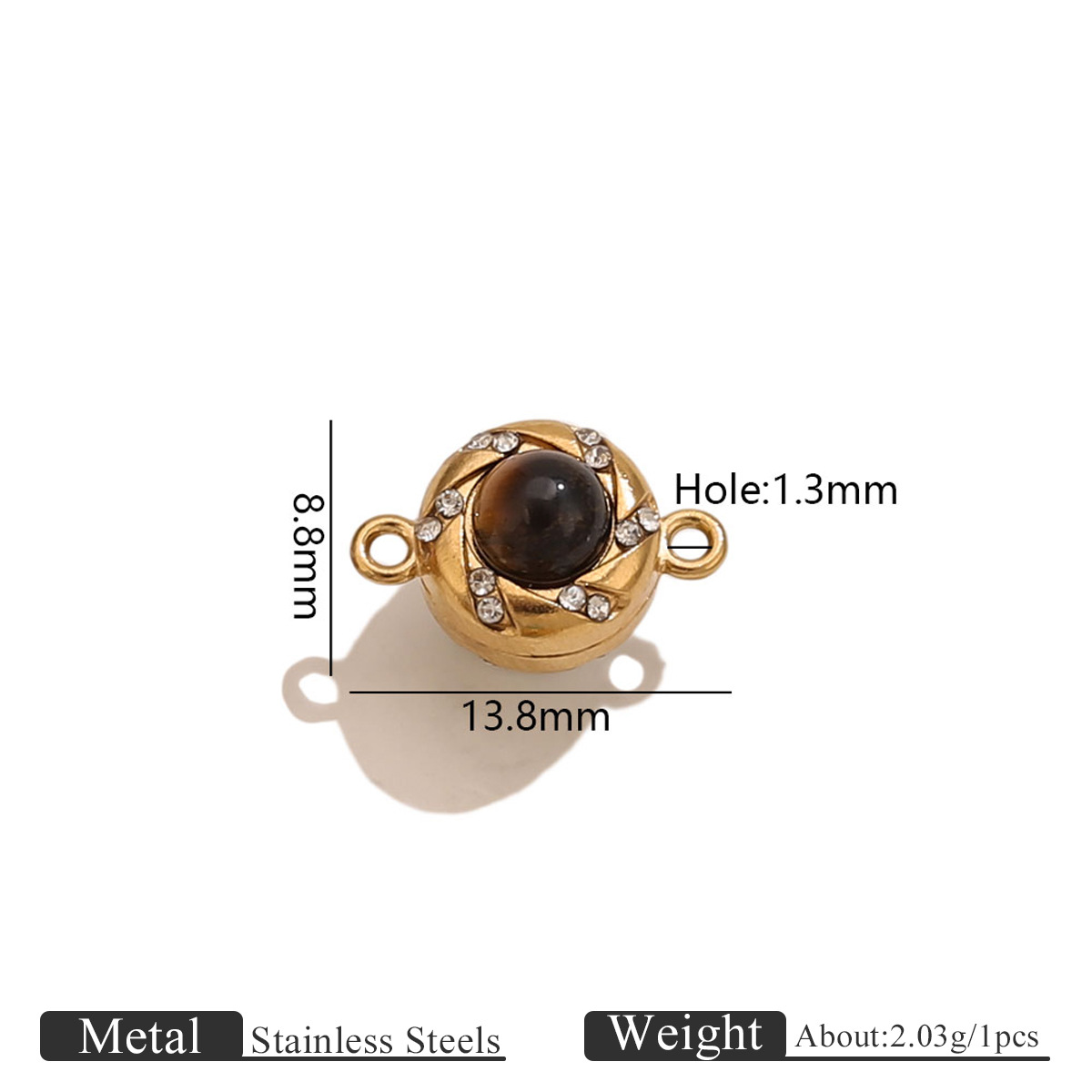7 tiger eye gold