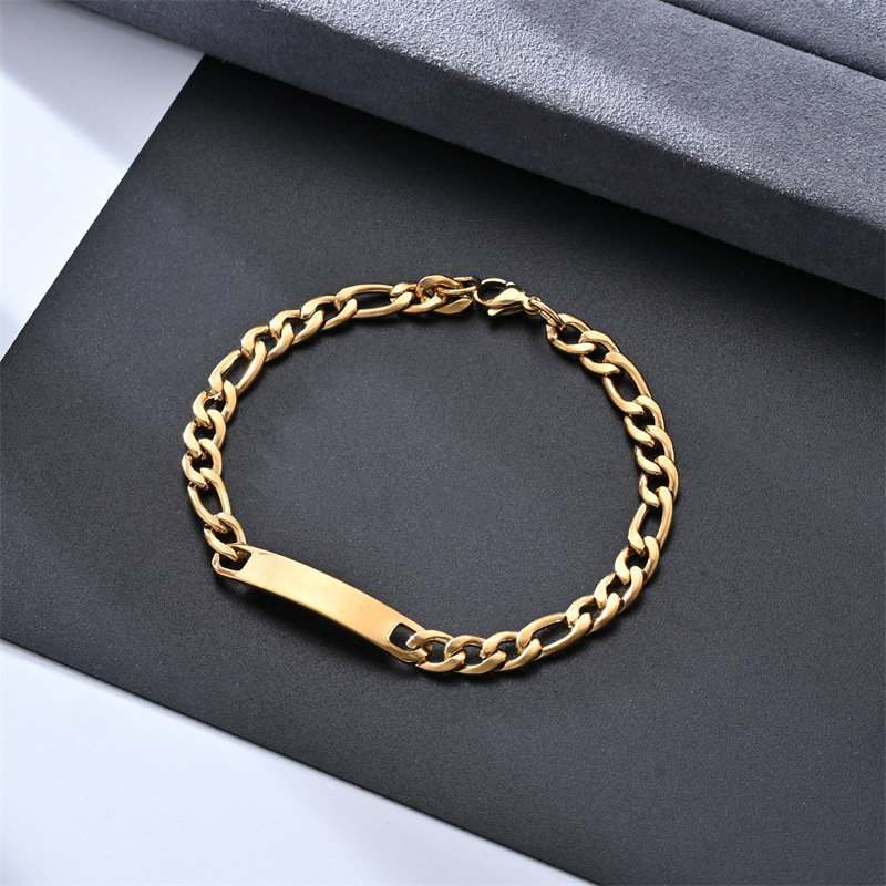 3:1.4X20cm NK three to one bend bracelet gold