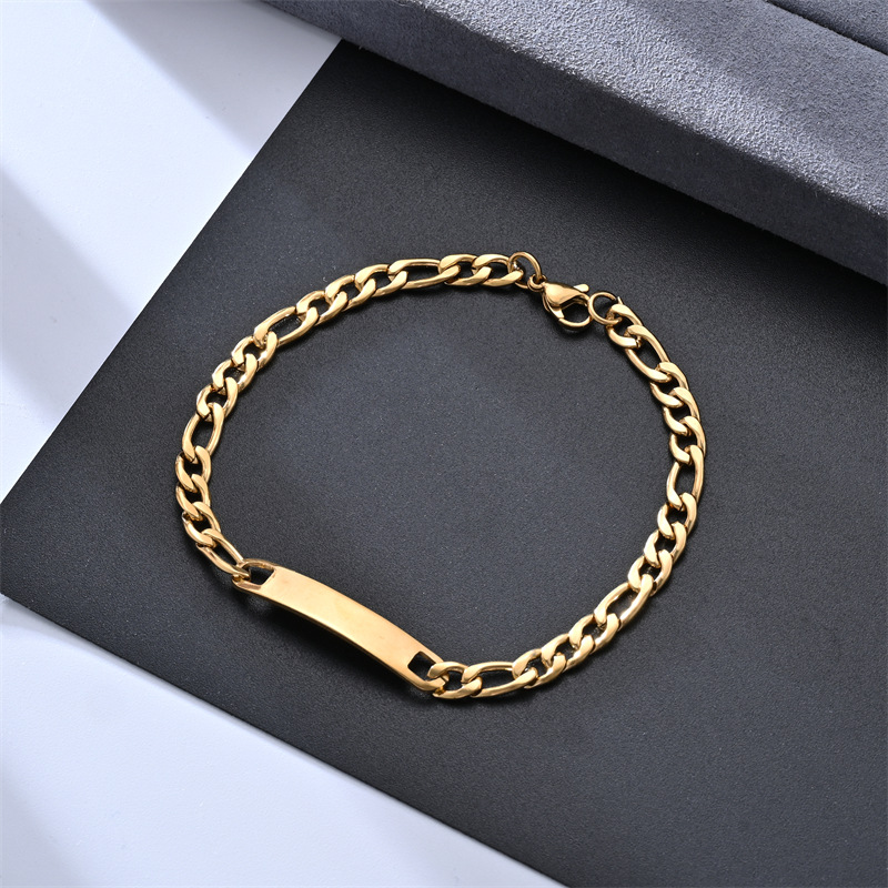 4:1.6X20cm NK three to one bend bracelet gold