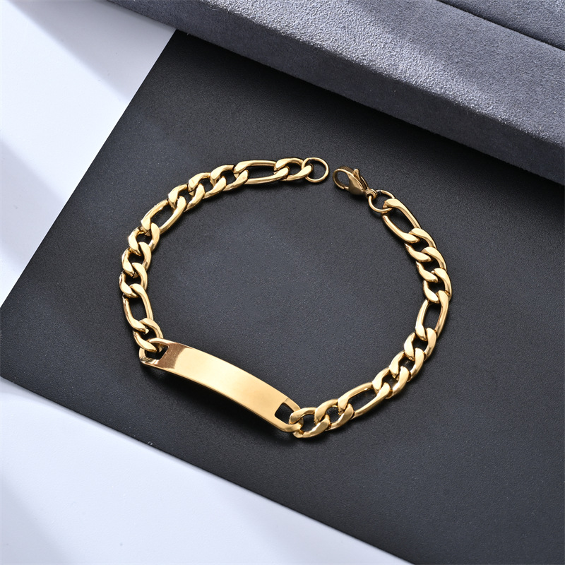 5:1.8X20cm NK three to one bend bracelet gold