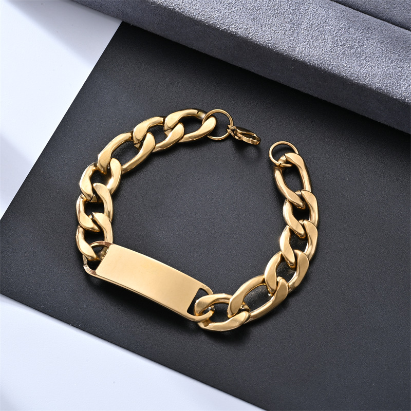 9:3.0X20cm NK three to one bend bracelet gold
