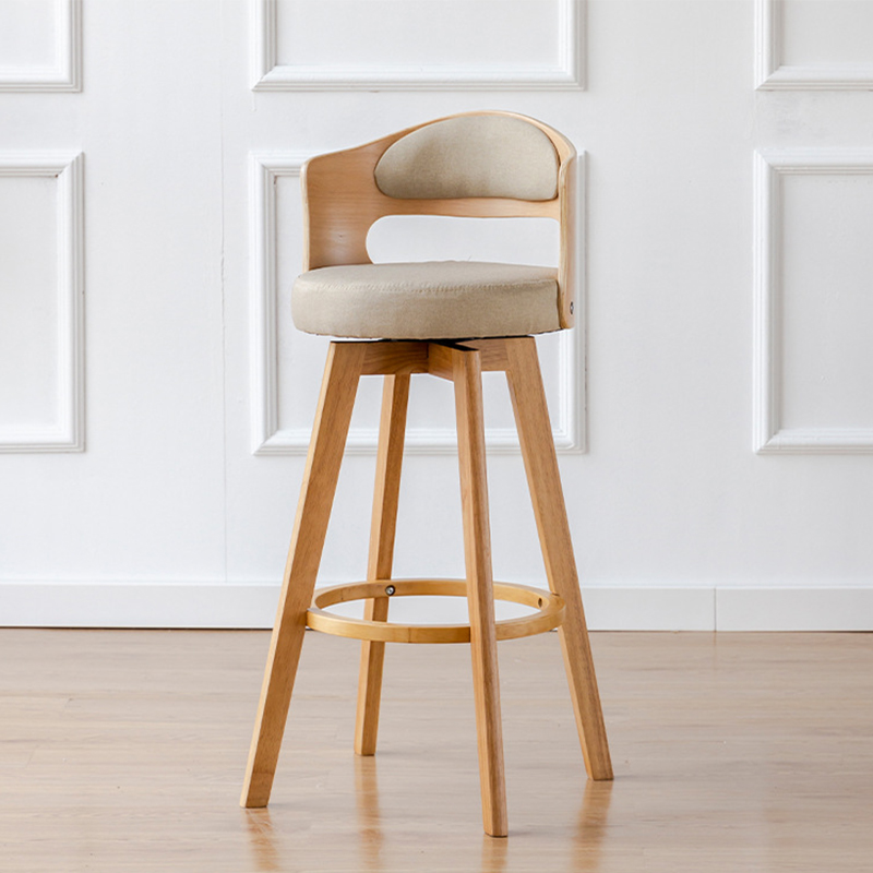 Log feet   khaki linen