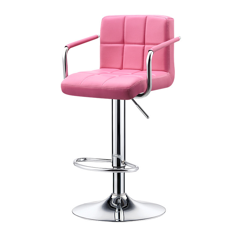 Pink high with armrests